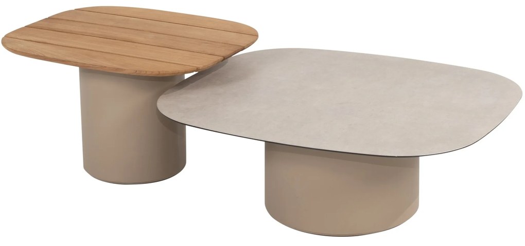 Demi set loungetafels 50x60 cm en 70x80 cm latte Taste 4SO