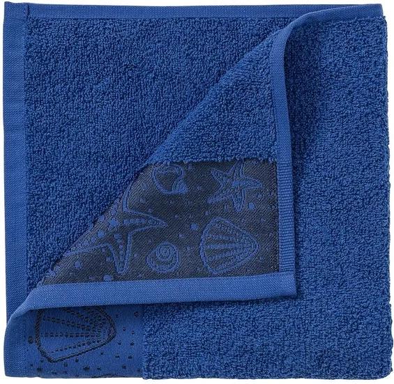 2 handdoeken 50 x 100 cm Donkerblauw