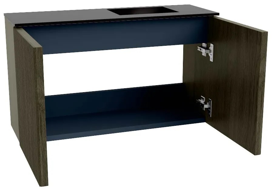 Mondiaz Joya 70cm toiletmeubel shadow met wastafel faye rechts zonder kraangat urban