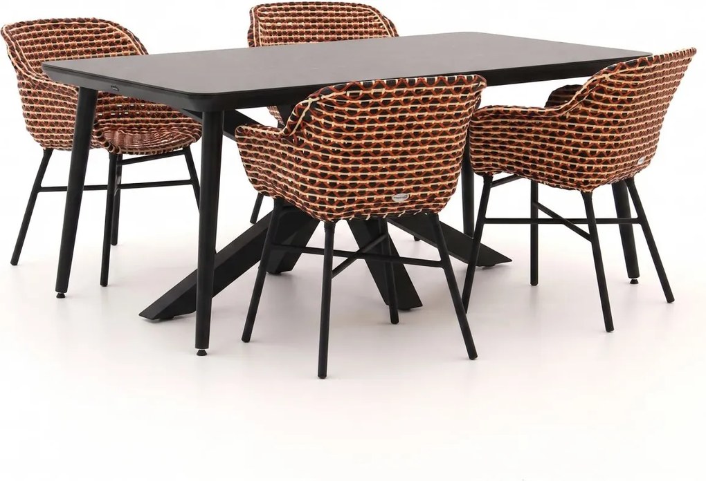 Diningset Hartman  | 4 personen | Tuinset kunststof | 5-delig | Kees Smit Tuinmeubelen