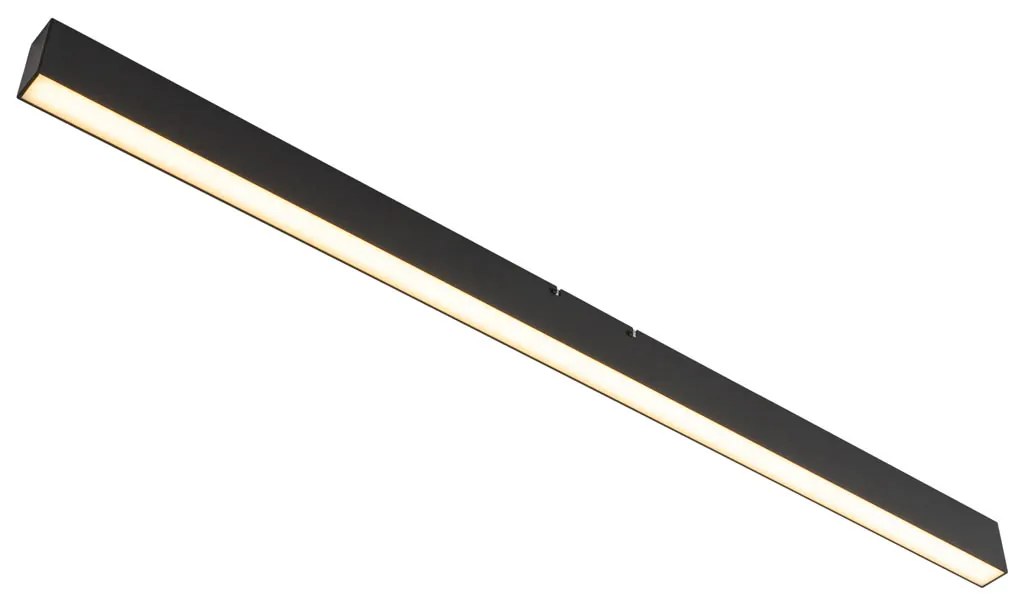 Plafondlamp zwart incl. LED 3-staps dimbaar 2700-4000K met dipswitch - Keane