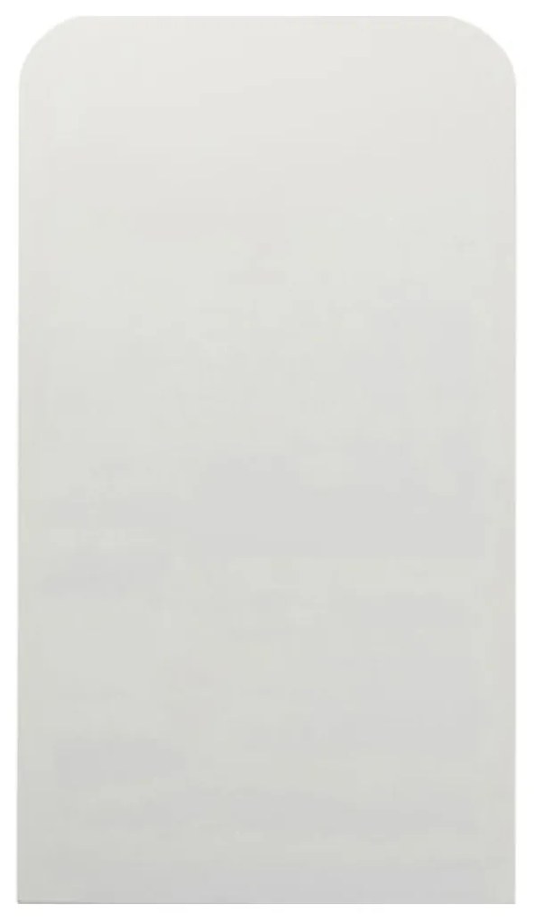 Organische Vakkenkast Japandi Wit - 95x32x180cm.