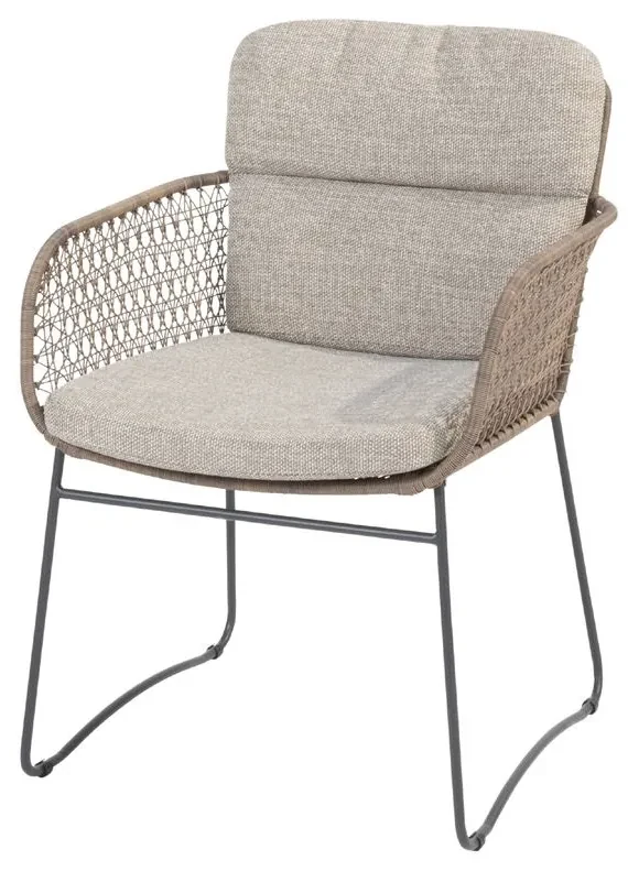 4 Seasons Outdoor Aprilla tuinset pure met Noah tafel 260 cm * Sale * Tuinset houtkleur weerbestendig