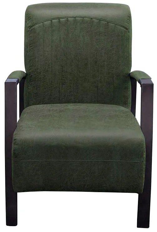 Fauteuil - Giulietta - Lederlook Missouri groen 10