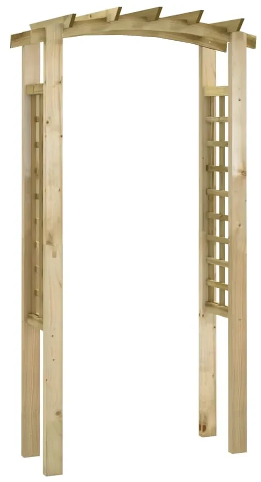 vidaXL Tuinboog 110x60x220 cm geïmpregneerd massief grenenhout