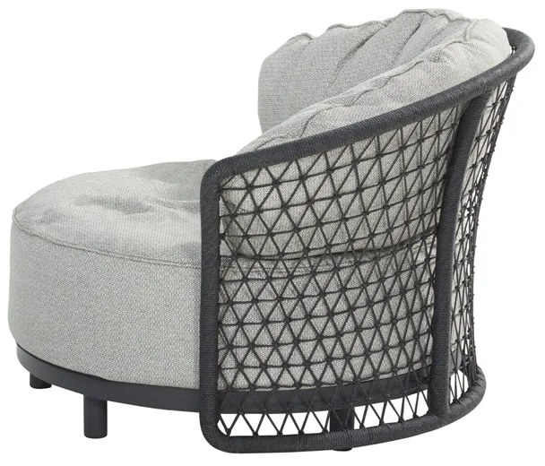 4 Seasons Outdoor Malibu loungestoel SALE  Loungestoel    antraciet weerbestendig