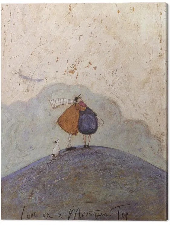 Schilderij op canvas Sam Toft - Love on a Mountain Top