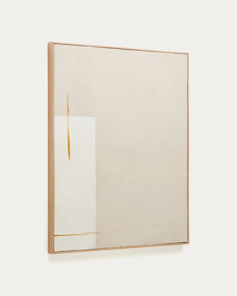 Kave Home - Salin Abstract Schilderij - Verticale Streep