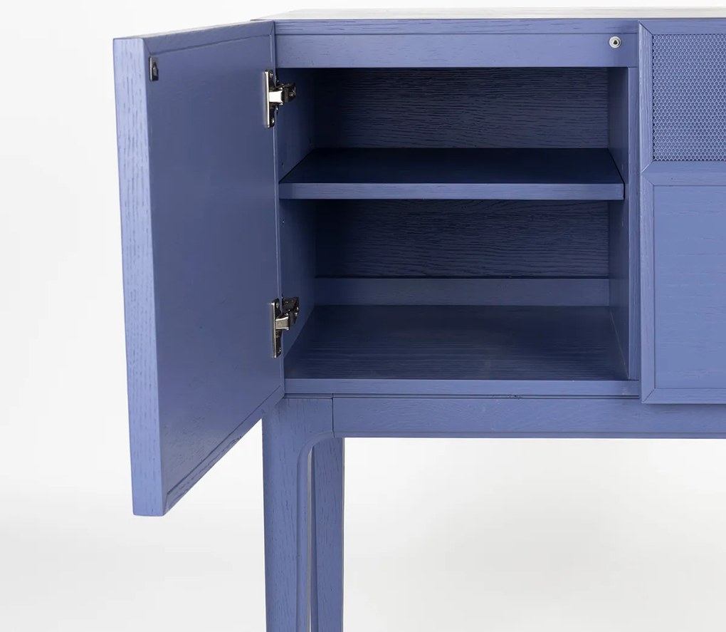 Zuiver June Paarse Design Kast Op Hoge Poten - 80x45x100cm.