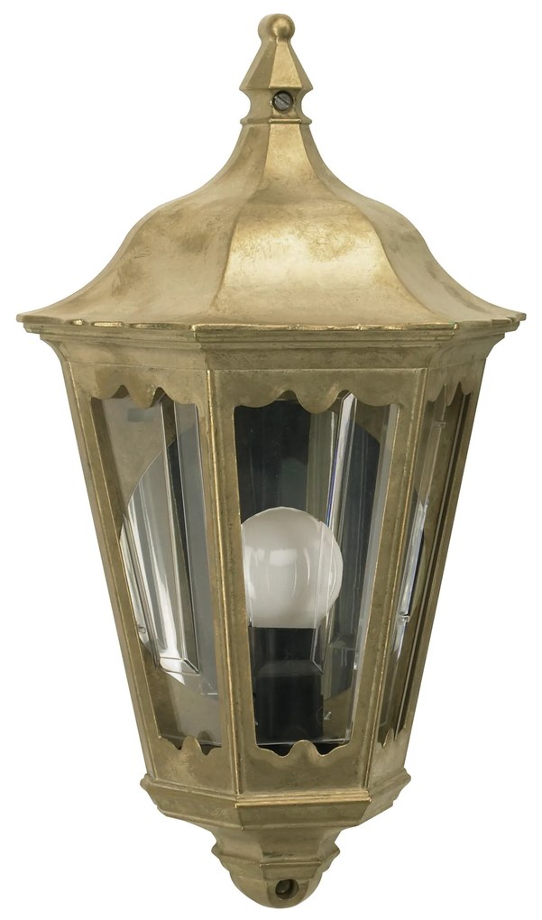 Maritiem Muurlamp Plat Brons