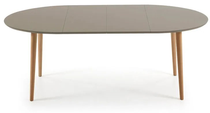 Kave Home Oqui Uitschuifbare Eettafel Bruin 120 Cm