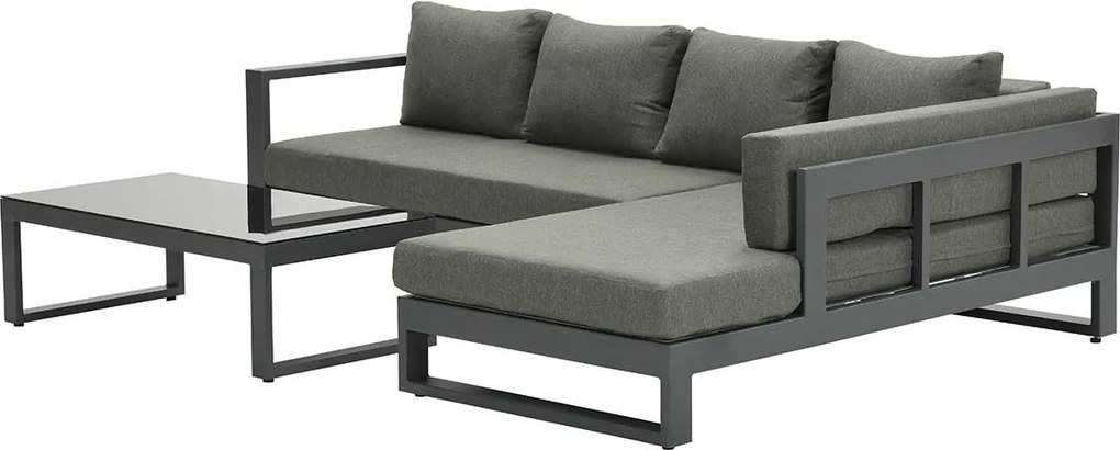 Garden Impressions Kiki loungeset 3-delig links - mystic grey