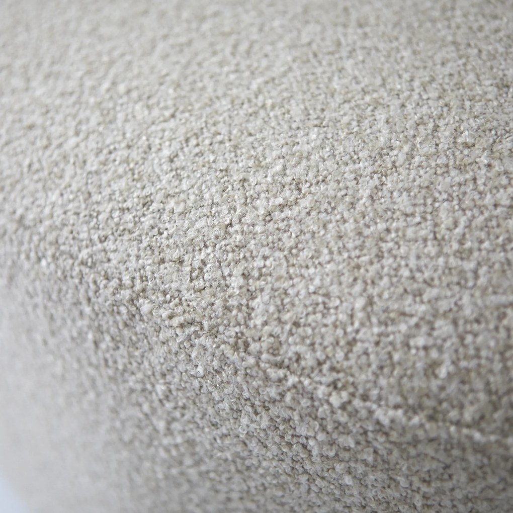 Grote Fauteuil Rond Met Kussens Beige