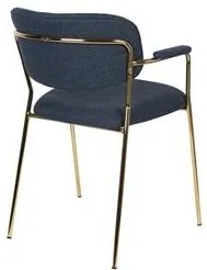 House of Rebels Eetkamerstoel - Roos - Goud/Blauw - House of Rebels