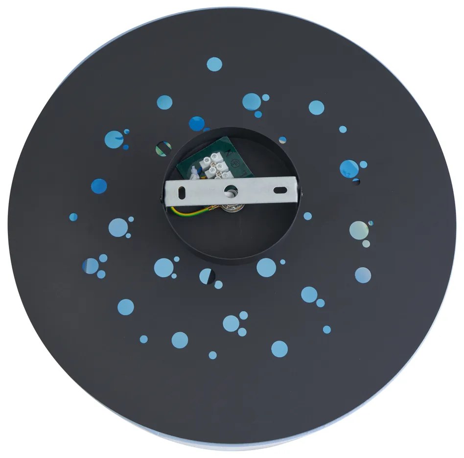 Kinder plafondlamp blauw met bulby - Harrie meets Bulby