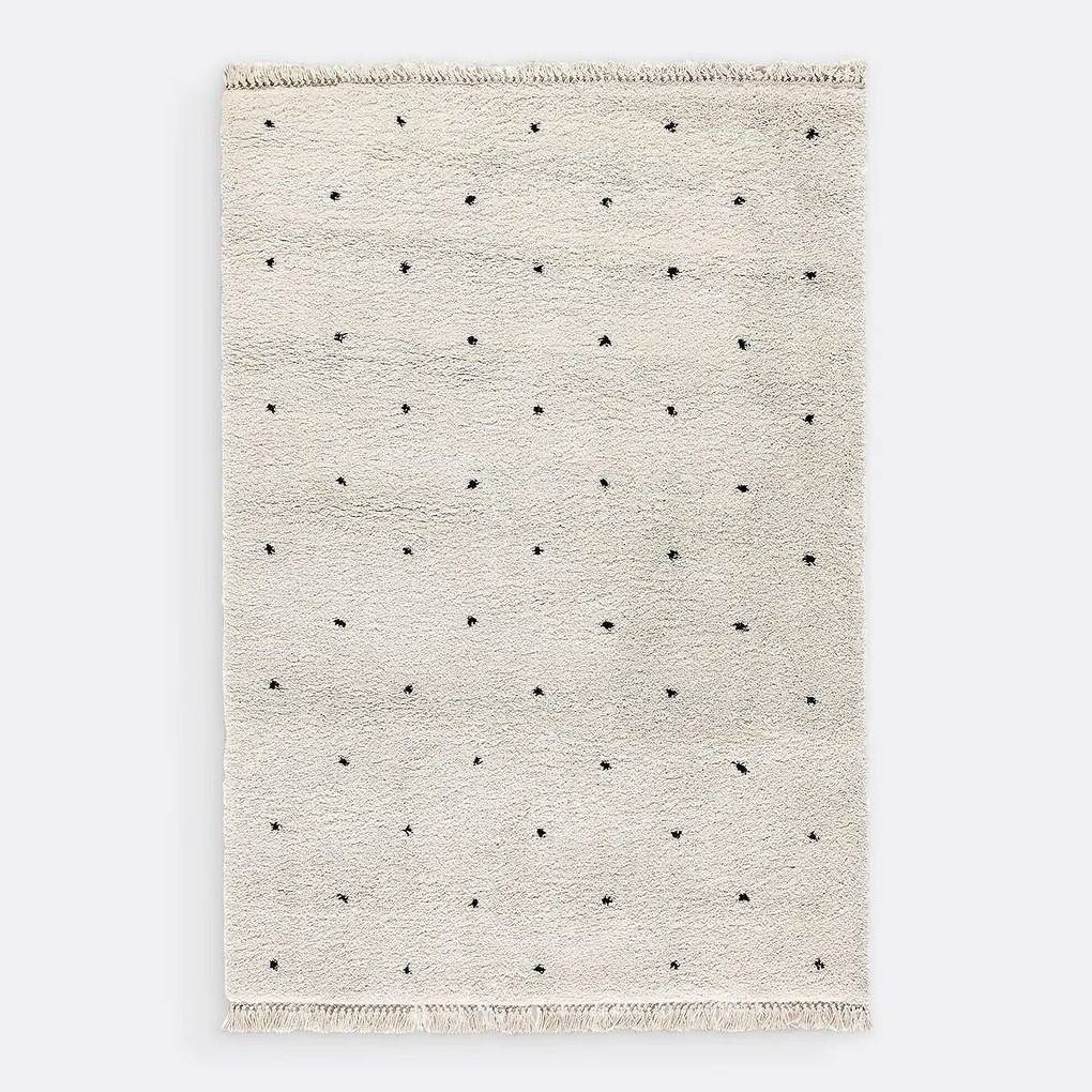 Vloerkleed in berber stijl met gestipt motief Ava