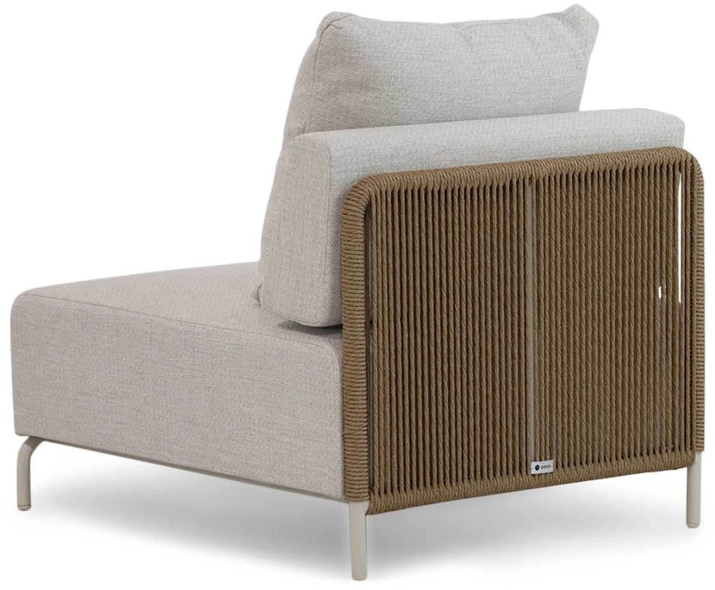 Hoek loungeset 6 personen Aluminium/rope Taupe Coco Colorado