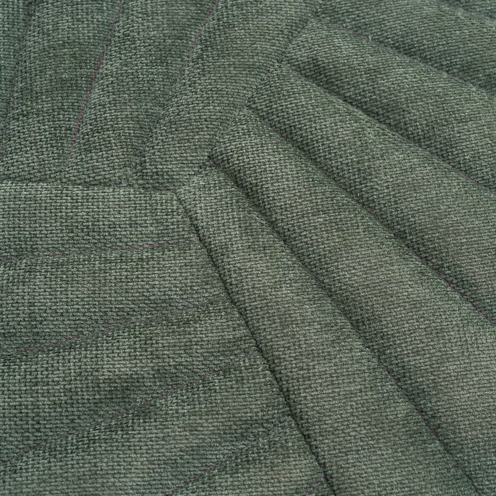 Cilindervormige poef van doorgestikte structuurstof, Jimi