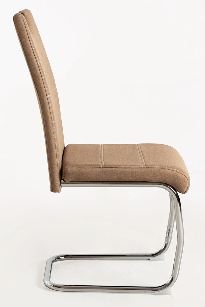 Set 4 Hallen Stoffen Stoelen