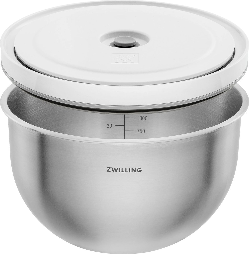 ZWILLING Fresh & Save BOWLS Vacuümkom M / 18 cm, Roestvrij staal, Zilver - Fresh & Save BOWLS - ZWILLING