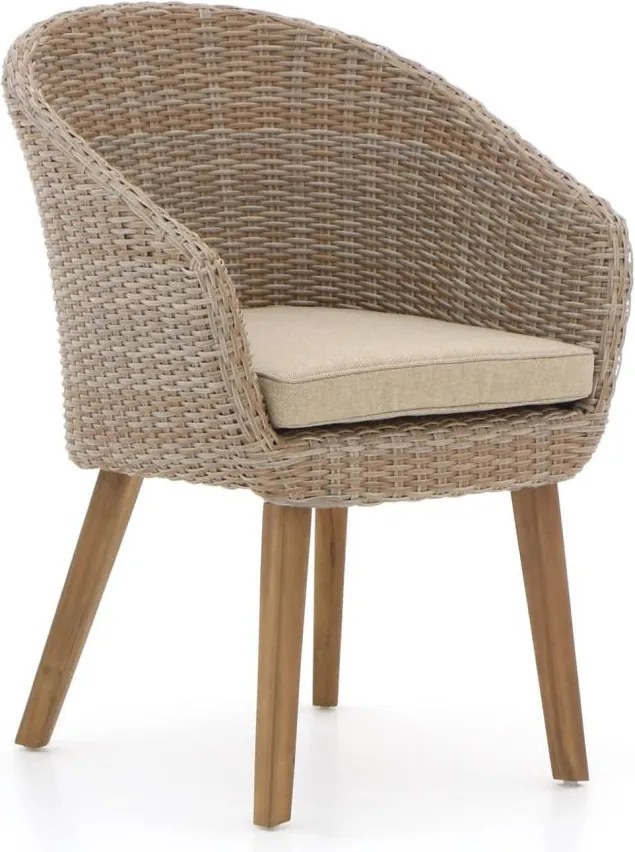 Dining tuinstoel | Intenso  Tropea | Wicker (vlechtwerk) | Taupe | Kees Smit Tuinmeubelen