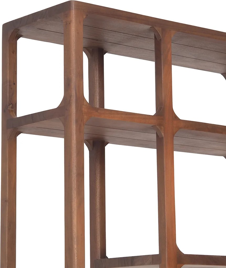 Open Kast Bruin - 90x30x175cm.