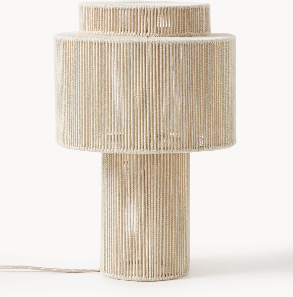 Tafellamp Lace van linnen draad