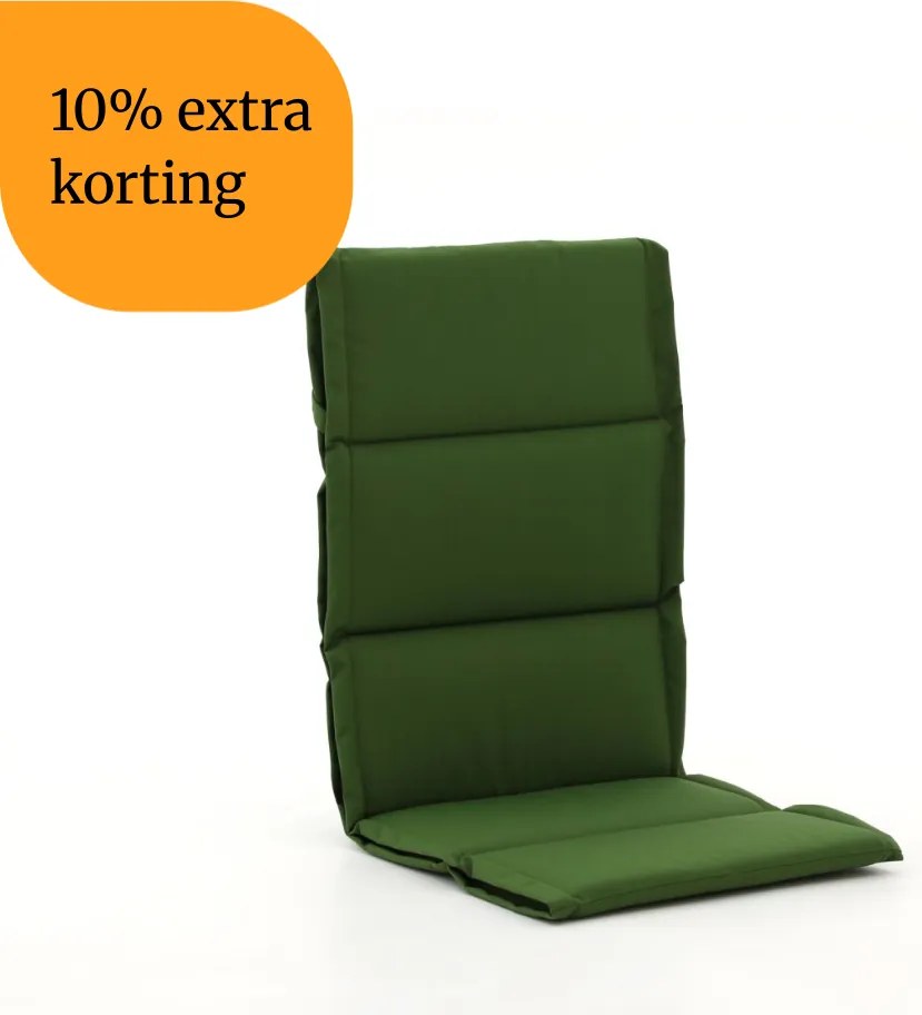 + 10% kassakorting | Dunne tuinkussen | Groen  | Dralon | Tex Style | 125x50cm | Kees Smit Tuinmeubelen