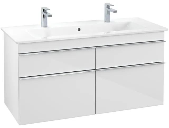 Villeroy & Boch Venticello wastafelonderkast 115.3x59cm 4x lade glossy wit A92901DH