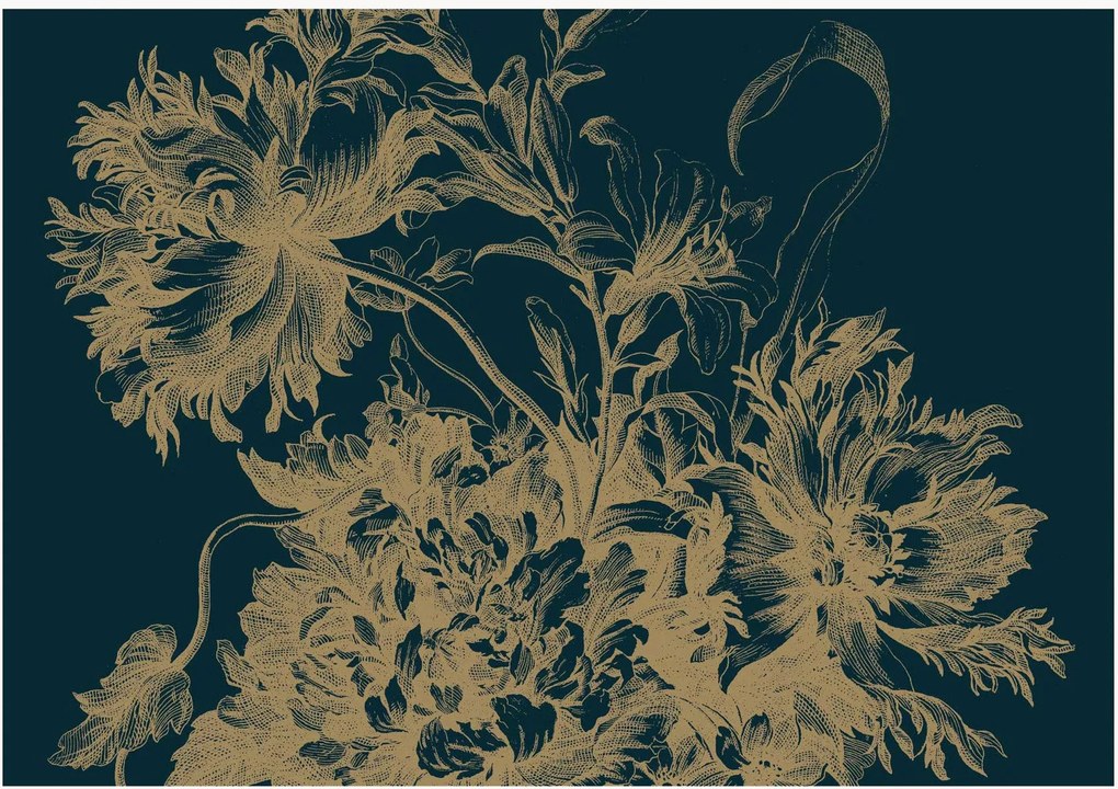 Behang Gold Metallic