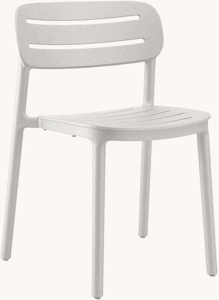 Stapelbare tuinstoelen Croisette, 4-delig