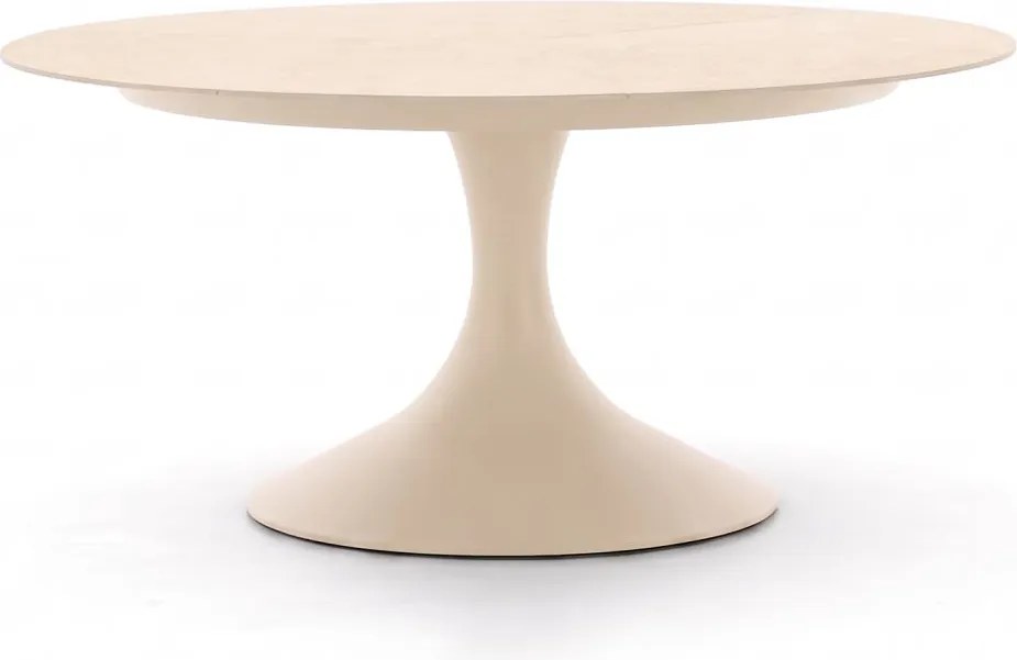 Tuin eettafel SUNS | Rond  | Tuintafel Sintered stone | Ø150cm | 6 personen | Kees Smit Tuinmeubelen