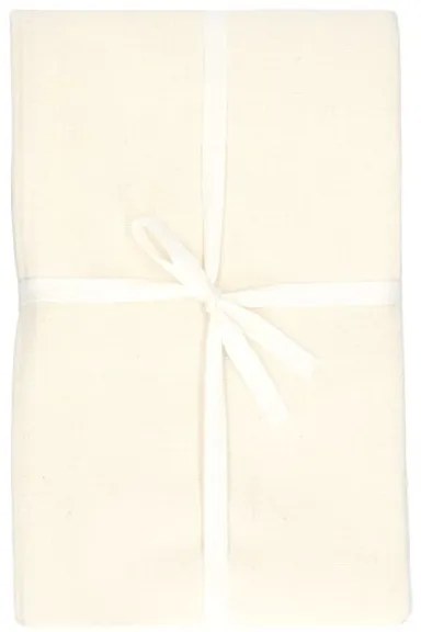 Tafelkleed vierkant, GOTS bio-katoen, offwhite, 145 x 145 cm