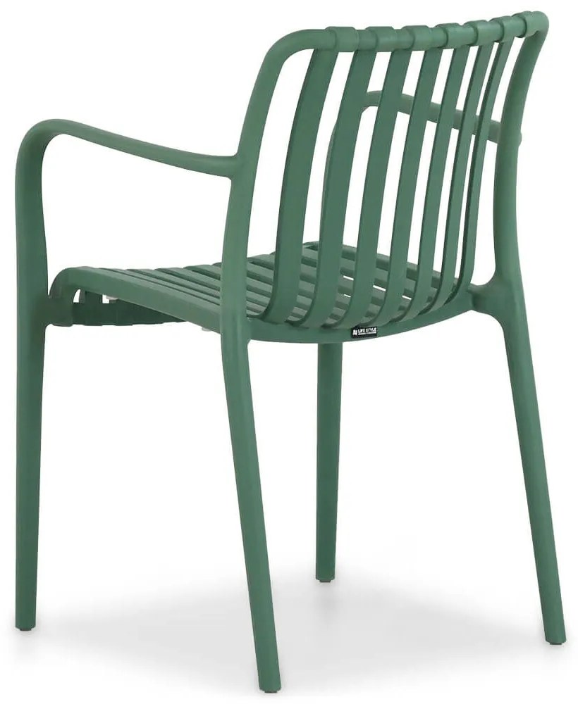 Tuinstoel stapelbaar Kunststof Groen Lifestyle Garden Furniture Alano