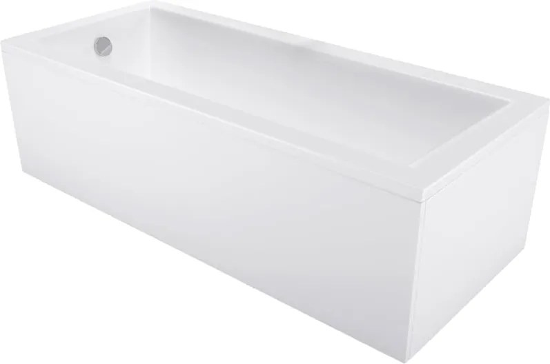 Mexen Cubik rechthoekig bad 180 x 90 cm met ombouw, wit - 55031809000X
