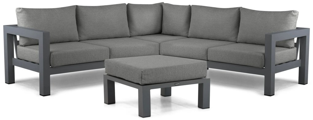 Hoek loungeset 5 personen Aluminium Grijs  Lifestyle Garden Furniture Luca