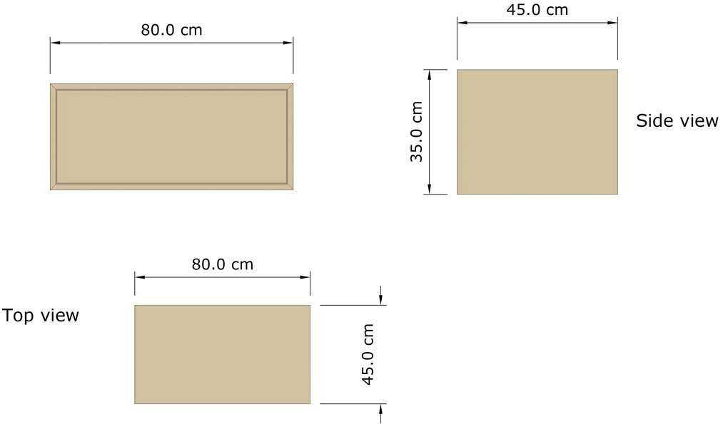 Gliss Design Joa badmeubel 80cm ash grey