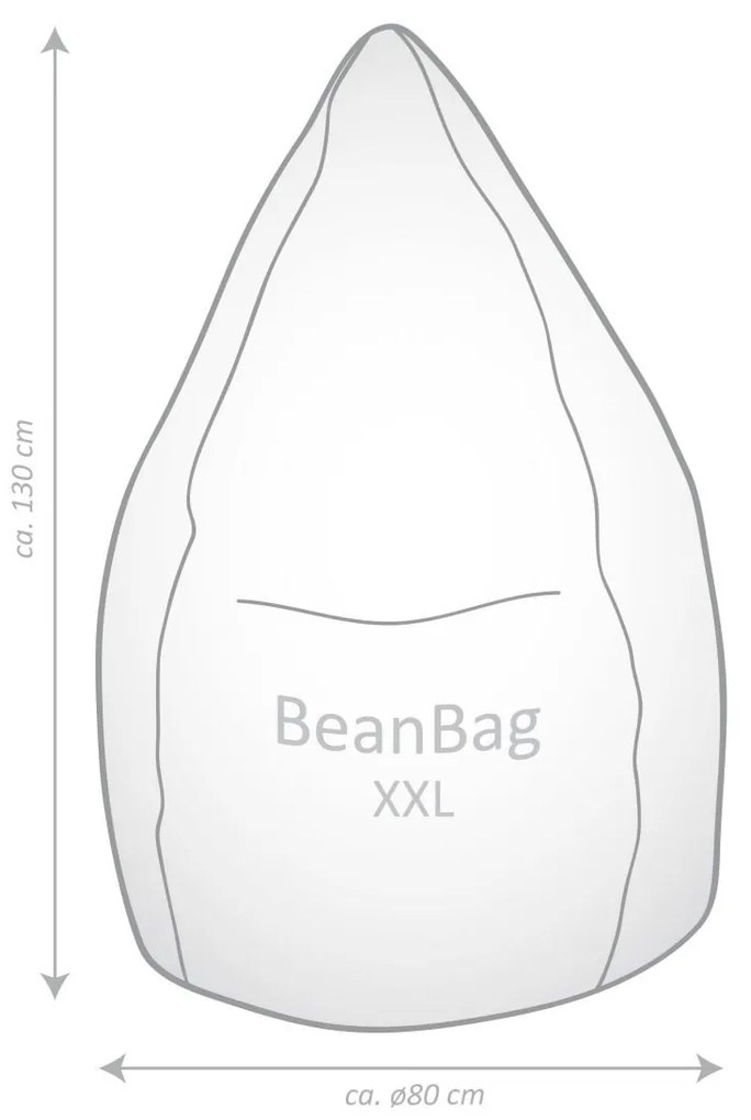 BeanBag Easy XXL - Antraciet