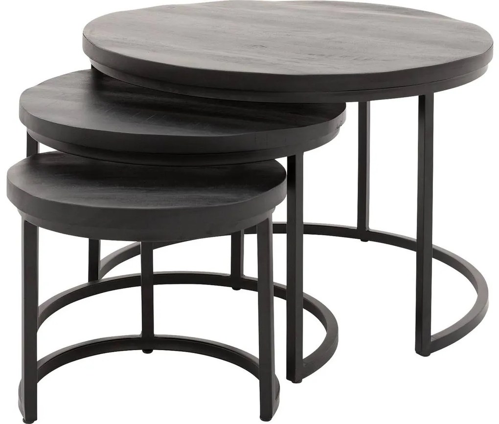 Goossens Salontafel Jelle Xl, Set van 3