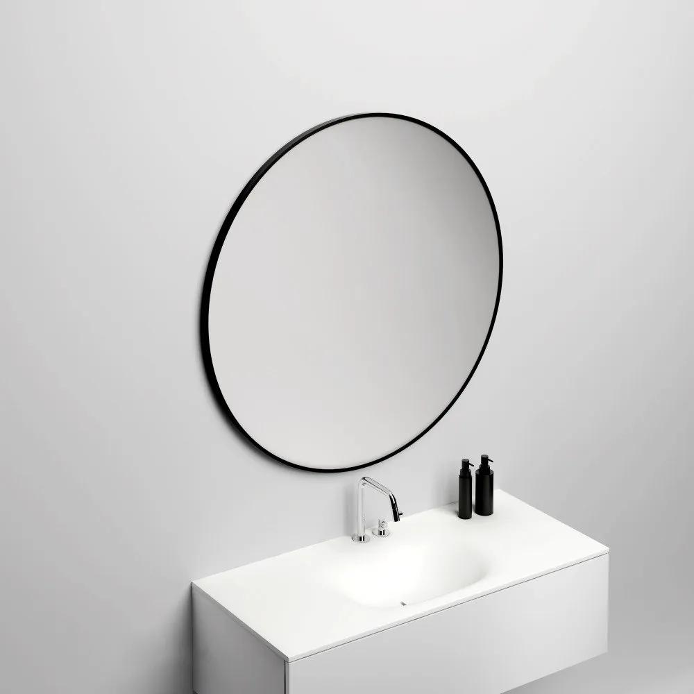 Limited Black ronde spiegel