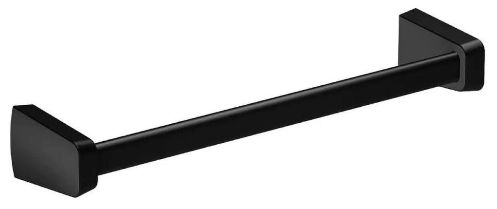 Handdoekhouder Sapho Zen Black Hangend 32.2 cm Zwart
