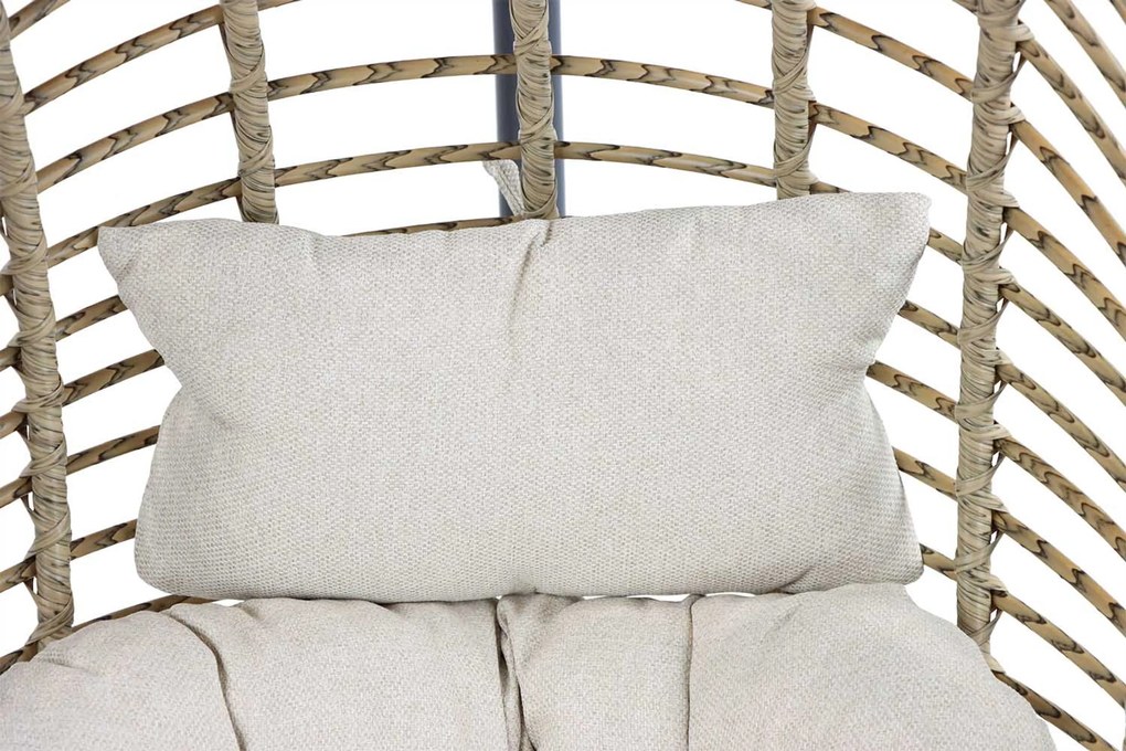 Coco Vedella Hangstoel Aluminium/wicker Taupe