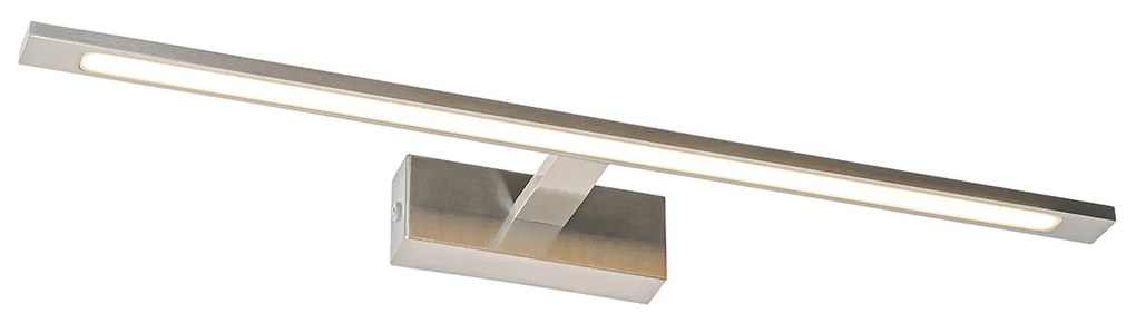Wandlamp staal 62 cm incl. LED IP44 - Jerre