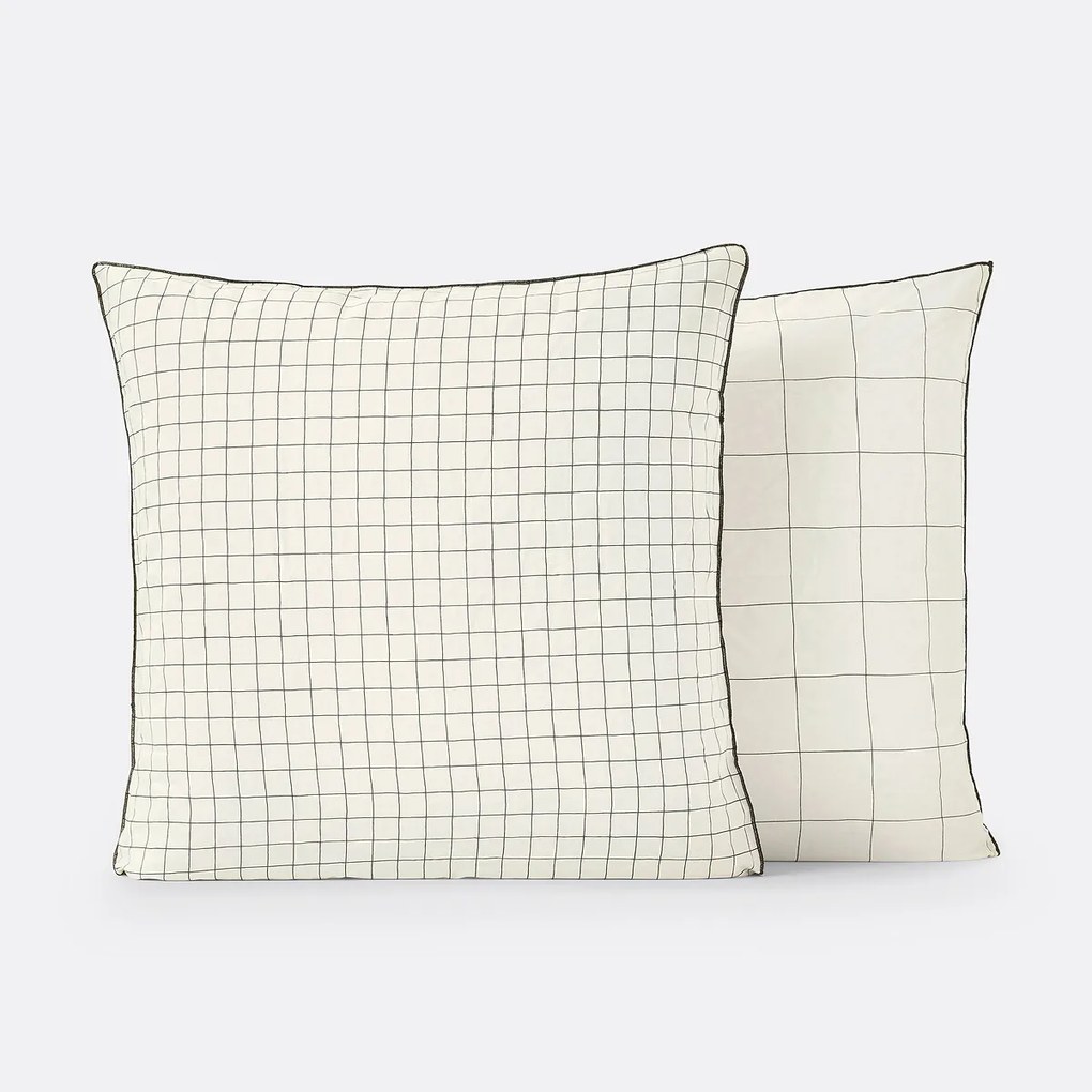 Kussensloop in gewassen katoen, Basile