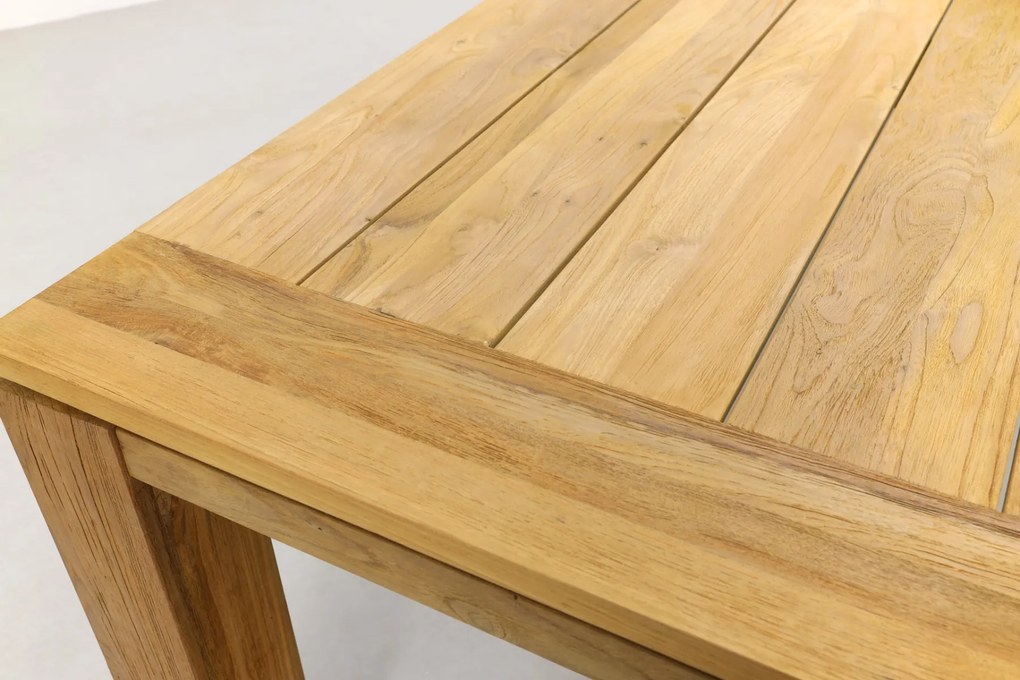 Rome teak tuintafel 320 x 100 cm. - Natural brown OP=OP