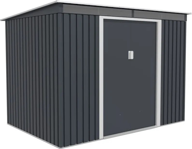 Metalen tuinhuisje voor gereedschap Trosa 2,6 x 1,8 m Store Boss antraciet