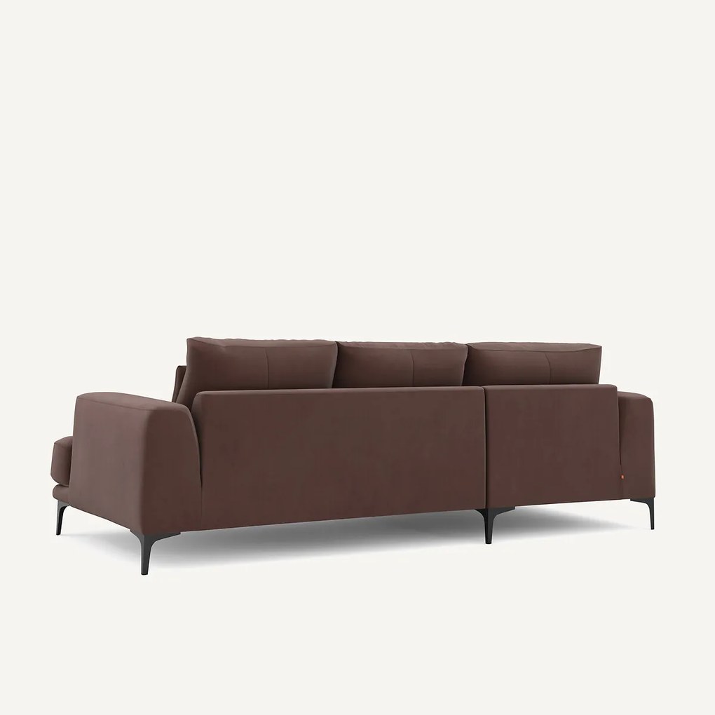 Rechtse hoekbank in linnenfluweel, Marsile