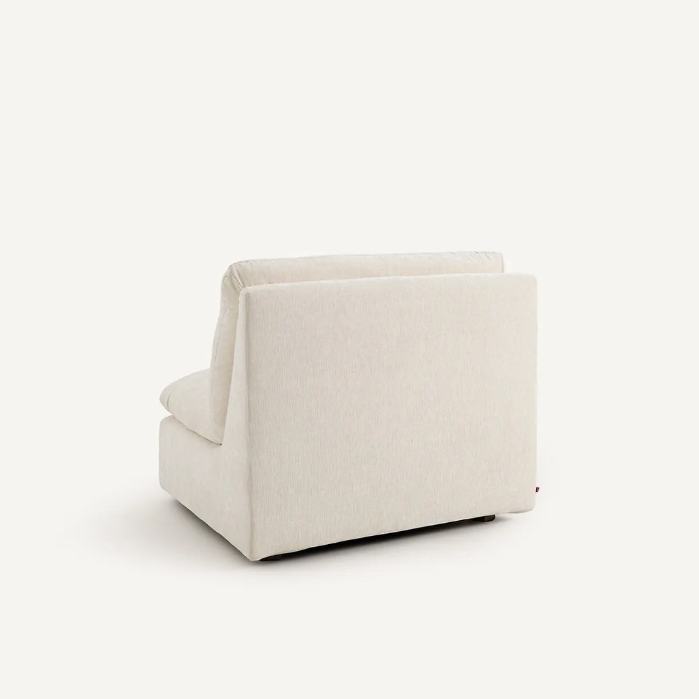 Modulaire hoekzetel in chenille fluweel, Giuliano