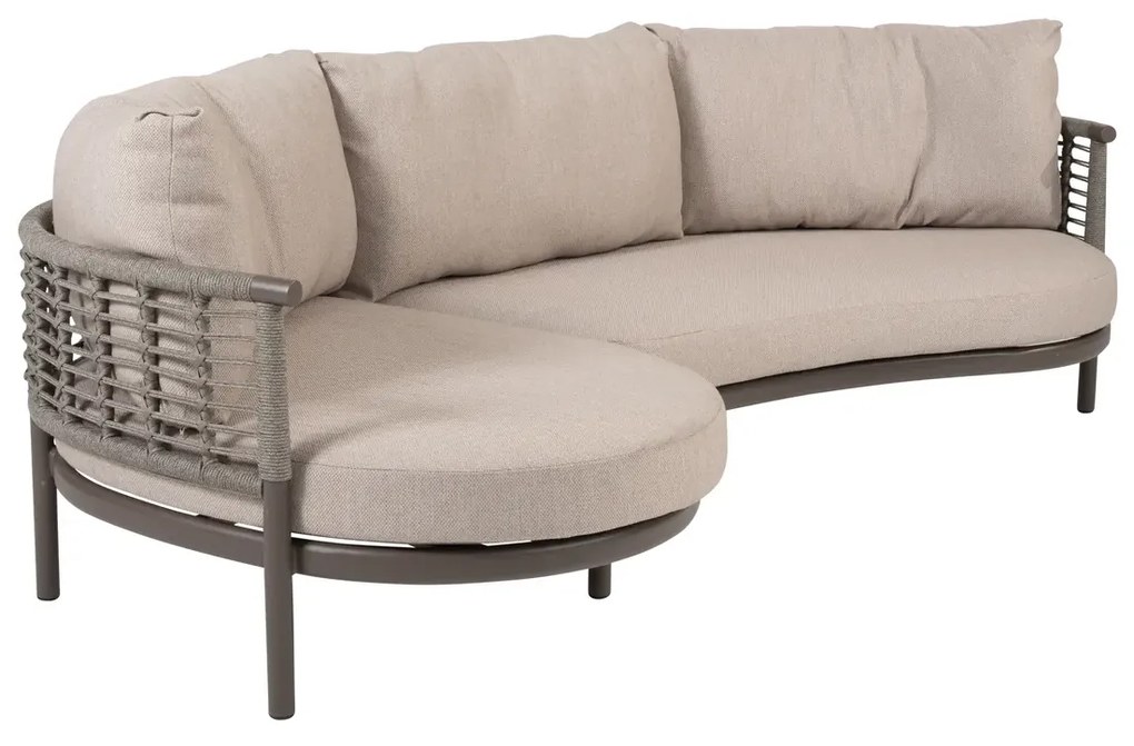 Taste by 4 Seasons Puglia chaise loungebank terre Loungebank bruin weerbestendig