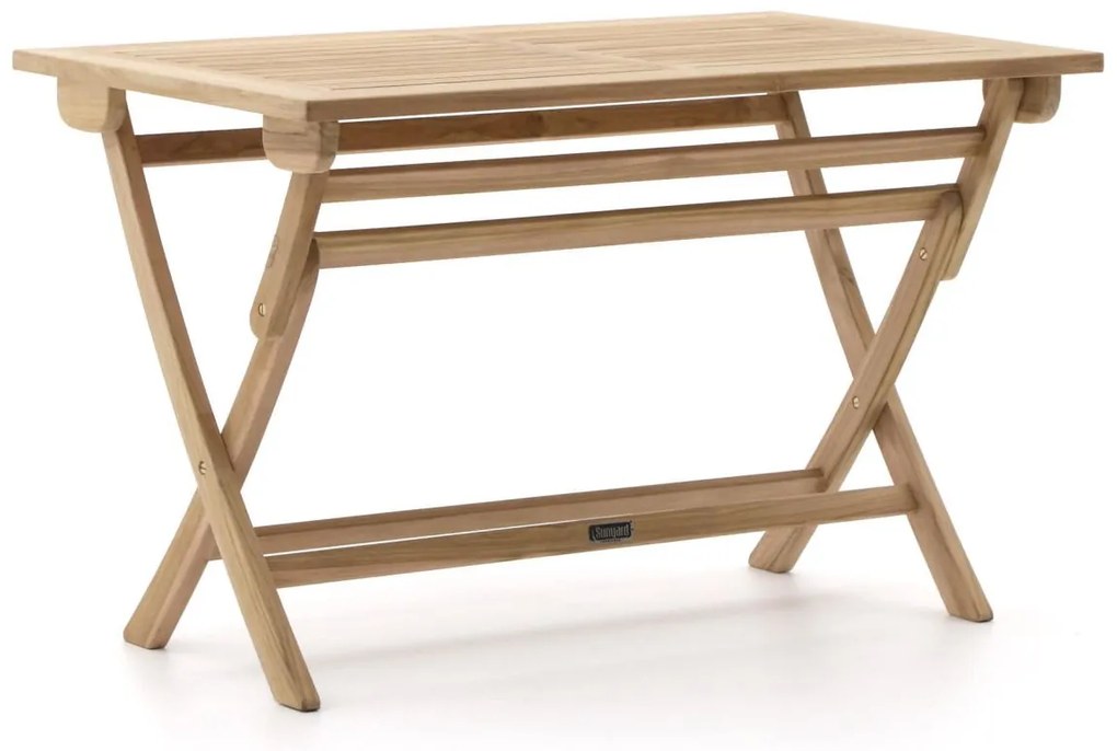 + 10% kassakorting | Inklapbare tafel Sunyard | Rechthoekig  | Tuintafel Teakhout | 120x70cm | 4 personen | Kees Smit Tuinmeubelen